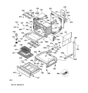 BODY PARTS Diagram and Parts List for JSP56CD1CC  General Electric Range