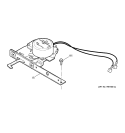 DOOR LOCK Diagram and Parts List for JSP56CD1CC  General Electric Range