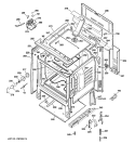 BODY PARTS Diagram and Parts List for RB790SH1SA  Hotpoint Range