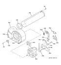 MOTOR Diagram and Parts List for NLL113ED1WO  Hotpoint Dryer