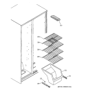 FREEZER SHELVES Diagram and Parts List for GSG20IBPHFBB  General Electric Refrigerator