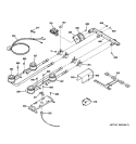 Part Location Diagram of WB28K10220 GE SINGLE BURNER