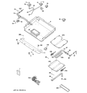 GAS & BURNER PARTS Diagram and Parts List for JGB902CEH3CC  General Electric Range