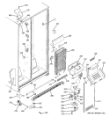 FREEZER SECTION Diagram and Parts List for GSG22KBPHFBB  General Electric Refrigerator