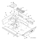 COOLING FAN Diagram and Parts List for JCSP47BF4BB  General Electric Range