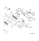 Part Location Diagram of WH46X10088 GE PANEL BACK
