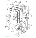 Part Location Diagram of WD01X10158 GE STOP GUIDE RAIL