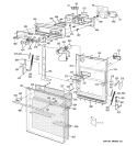 DOOR ASSEMBLY Diagram and Parts List for ZBD6600G03SS  General Electric Dishwasher