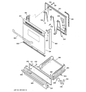 DOOR & DRAWER PARTS Diagram and Parts List for JGBS04BEH2CT  General Electric Range