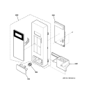 CONTROLLER PARTS Diagram and Parts List for JES1651SJ01  General Electric Microwave