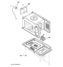 INTERIOR PARTS 2 Diagram and Parts List for JES1651SJ01  General Electric Microwave