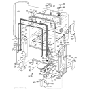 LINER ASSEMBLY Diagram and Parts List for ZBD7000G03II  General Electric Dishwasher
