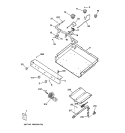 GAS & BURNER PARTS Diagram and Parts List for JGBS23CEH2CC  General Electric Range