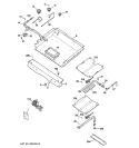 GAS & BURNER PARTS Diagram and Parts List for RGB745BEH2WH  Hotpoint Range