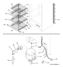 UNIT PARTS Diagram and Parts List for FUM9HDPARWH  General Electric Freezer