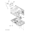 BASE PLATE PARTS Diagram and Parts List for JES1656SJ01  General Electric Microwave