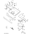 GAS & BURNER PARTS Diagram and Parts List for JGBP83SEJ1SS  General Electric Range