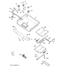 GAS & BURNER PARTS Diagram and Parts List for JGBP85WEJ1WW  General Electric Range