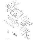 GAS & BURNER PARTS Diagram and Parts List for EGR3001EH3SS  General Electric Range