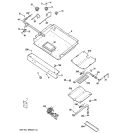 GAS & BURNER PARTS Diagram and Parts List for JGBP31WEH3WW  General Electric Range