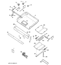 GAS & BURNER PARTS Diagram and Parts List for EGR3001EH2SS  General Electric Range