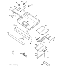GAS & BURNER PARTS Diagram and Parts List for JGBP80SEH2SS  General Electric Range