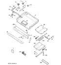 GAS & BURNER PARTS Diagram and Parts List for JGBP85SEH2SS  General Electric Range