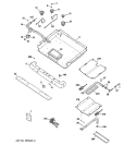 GAS & BURNER PARTS Diagram and Parts List for JGBP36SEJ1SS  General Electric Range