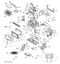 MICROWAVE Diagram and Parts List for HDM1853BJ02  General Electric Microwave