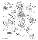 MICROWAVE Diagram and Parts List for HDM1853SJ02  General Electric Microwave