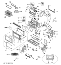 MICROWAVE Diagram and Parts List for HDM1853SJ01  General Electric Microwave