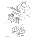 Part Location Diagram of WB07X10968 GE Vent Grille - White