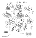 MICROWAVE Diagram and Parts List for JVM1871SH001  General Electric Microwave