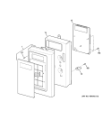 CONTROLLER PARTS Diagram and Parts List for JVM1631WH002  General Electric Microwave