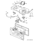 Part Location Diagram of WB18X10228 GE HARNESS (MAIN)