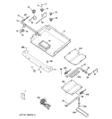 GAS & BURNER PARTS Diagram and Parts List for JGBP36WEJ1WW  General Electric Range