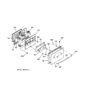 Part Location Diagram of WB35T10008 GE INSULATOR DR FRM (Black)