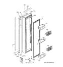FREEZER DOOR Diagram and Parts List for PIT23SCPBBS  General Electric Refrigerator