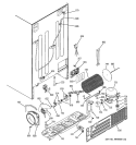 SEALED SYSTEM & MOTHER BOARD Diagram and Parts List for PIT23SCPBBS  General Electric Refrigerator