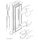 FRESH FOOD DOOR Diagram and Parts List for GCR23YLRBWW  General Electric Refrigerator