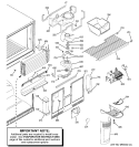 FREEZER SECTION Diagram and Parts List for HTS22GCPBRCC  Hotpoint Refrigerator