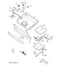 GAS & BURNER PARTS Diagram and Parts List for JGBP80SEH3SS  General Electric Range