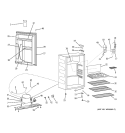 REFRIGERATOR Diagram and Parts List for GMR04BANCBB  General Electric Refrigerator
