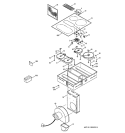 CONTROL PANEL & COOKTOP Diagram and Parts List for JP989SD2SS  General Electric Cooktop