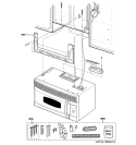 INSTALLATION PARTS Diagram and Parts List for JVM1490BH01  General Electric Microwave