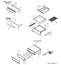 WARMING DRAWER ASSEMBLY Diagram and Parts List for ZKD910BB2BB  General Electric Warming Drawer