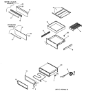 WARMING DRAWER ASSEMBLY Diagram and Parts List for ZTD910WB1WW  General Electric Warming Drawer