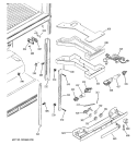 FRESH FOOD SECTION Diagram and Parts List for GTS22SBNARBS  General Electric Refrigerator
