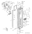 FREEZER DOOR Diagram and Parts List for PSI23MGPBWW  General Electric Refrigerator