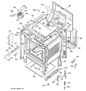 BODY PARTS Diagram and Parts List for RCB787WJ1WW  Hotpoint Range